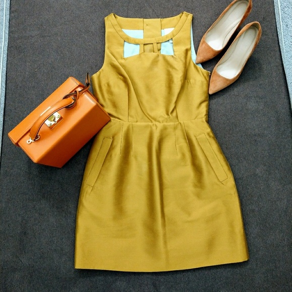 Anthropologie Dresses & Skirts - NEW Anthropologie Maeve Chardonnay Cut Out Dress